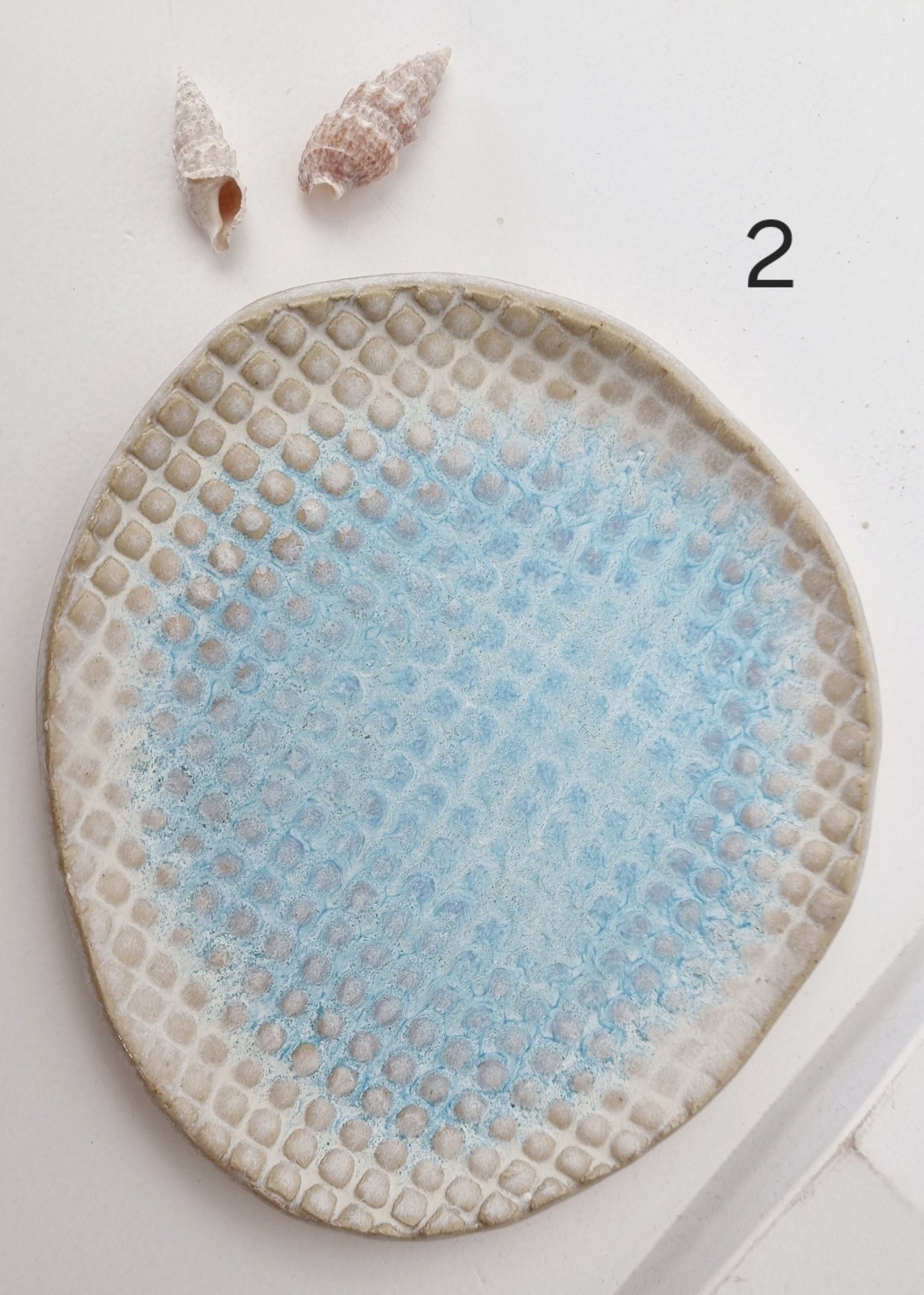 Coastal style soap dish for vacation home
