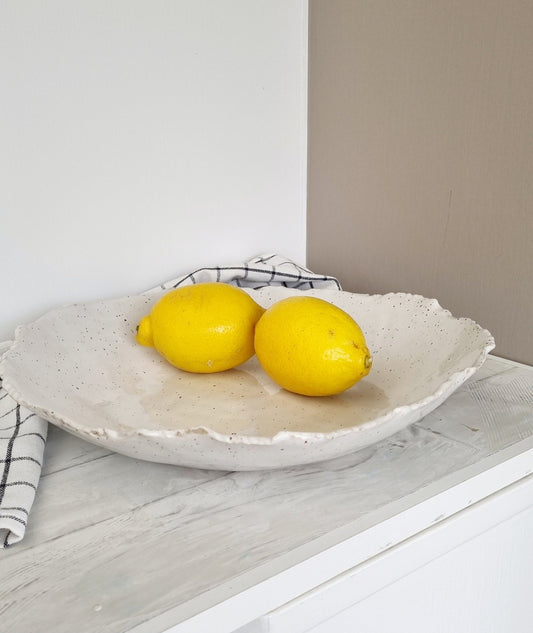 Handmade speckled bowl