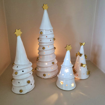 Ceramic Tree with Golden ornaments