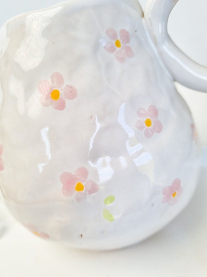 Romantic whimsical flower vase