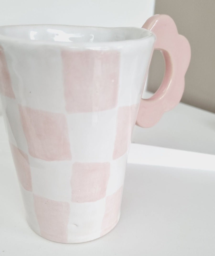 Adorable pink mug