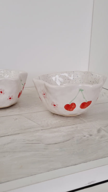 Handpainted berry bowls