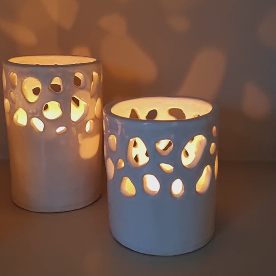 Large ceramic handmade lanterns