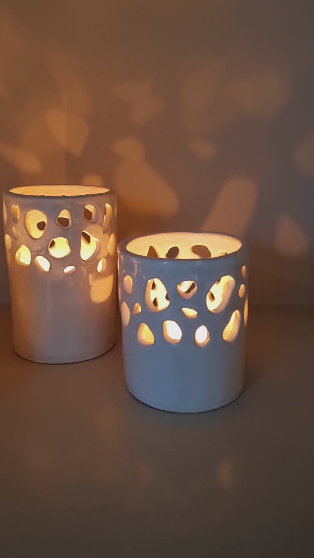 Large ceramic handmade lanterns